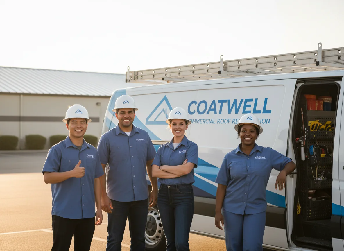 Commercial roof coating company in Gaines, PA